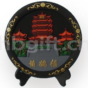 黃鶴樓紀念品 黃鶴樓活性炭雕 擺件