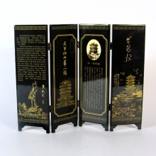 武漢紀念品 送外地朋友 黃鶴樓漆器屏風(fēng)4