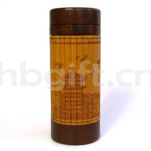黃鶴樓紀念品 適合送領(lǐng)導 木魚(yú)石杯 竹簡(jiǎn)雕刻