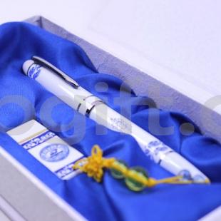 湖北禮物 華中科技大學(xué)紀念品 u盤(pán)+仿瓷筆