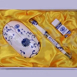 湖北禮物 華中科技大學(xué)紀念品 鼠標+真瓷筆+u盤(pán)