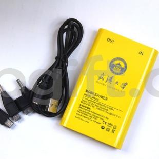 武漢大學(xué)紀念禮品 帝王黃移動(dòng)電源+u盤(pán)+無(wú)線(xiàn)鼠標