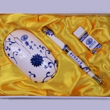 湖北禮物 華中科技大學(xué)紀念品 鼠標+真瓷...