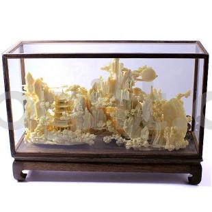湖北禮物 武漢黃鶴樓骨雕 武漢高檔禮品 骨雕工藝品 