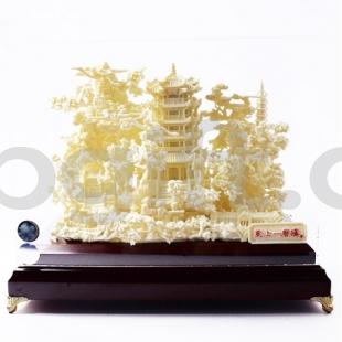 武漢黃鶴樓模型工藝品 黃鶴樓骨雕