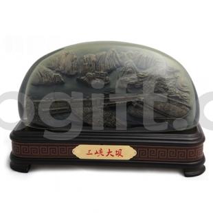 湖北三峽紀念品 三峽浮雕石擺件