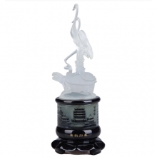 湖北武漢特色禮品 龜鶴工藝品 水晶黃鶴歸來(lái)
