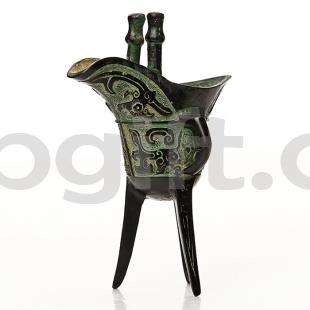 荊楚特色文化禮品 酒器青銅對爵