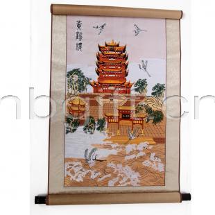武漢漢繡禮品 黃鶴樓漢繡紀念品 比較有代表性的武漢禮物