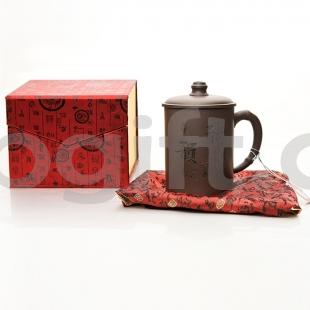 武漢特色紀念品黃鶴樓紀念品 高級紫砂杯