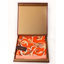 湖北禮物 楚文化高端真絲絲巾禮物 時(shí)尚大氣 適合送給女士的湖北禮物