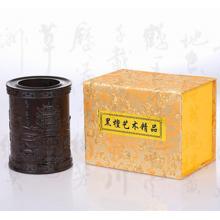 黃鶴樓紀念品 檀木筆筒 具有收藏價(jià)值實(shí)用的武漢禮物