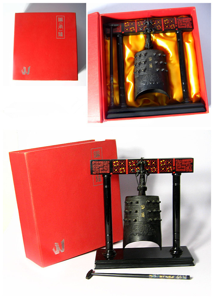 湖北編鐘紀念品 吉祥開(kāi)運單頭編鐘 送外地親朋好友禮物