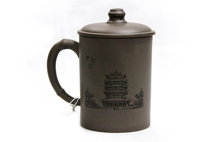 黃鶴樓紀念品 高級紫砂杯