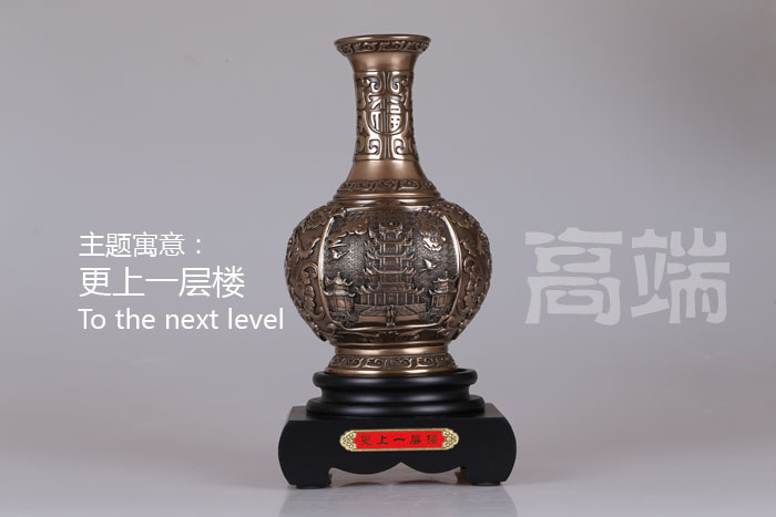 武漢特色工藝禮品 黃鶴樓紀念瓶