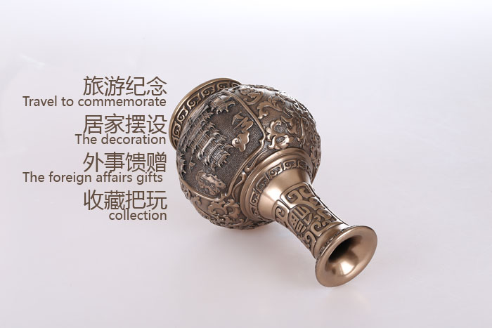 武漢特色工藝禮品 黃鶴樓紀念瓶