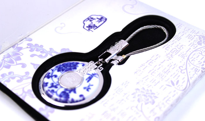 湖北禮物 華中科技大學(xué)紀念品 圓鑰匙扣