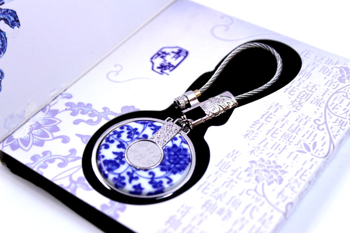 湖北禮物 華中科技大學(xué)紀念品 圓鑰匙扣