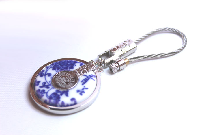 湖北禮物 華中科技大學(xué)紀念品 圓鑰匙扣