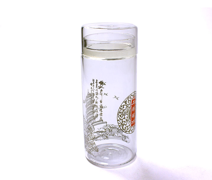 武漢黃鶴樓紀念品 高檔水晶杯套裝