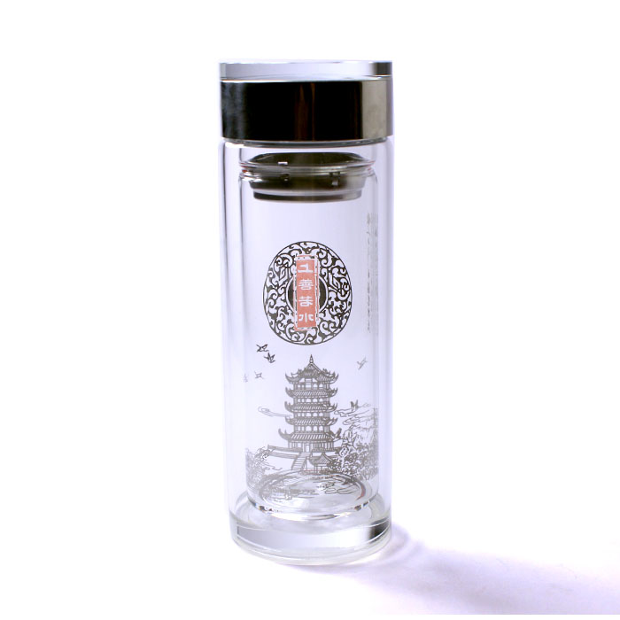武漢禮物 黃鶴樓紀念品 高檔水晶杯