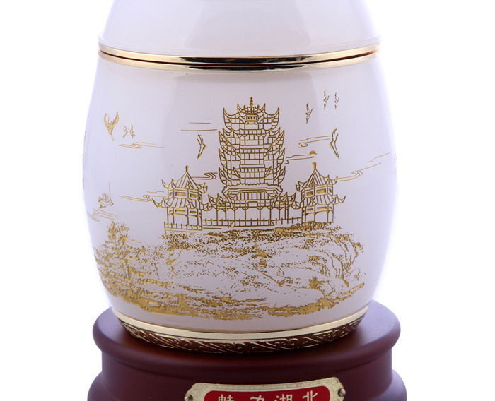 湖北特色紀念品 送高端人士 黃鶴樓茶葉罐 