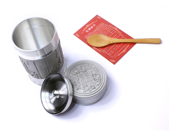 武漢旅游紀念品 送外地客戶(hù)高檔禮品 純錫茶葉罐
