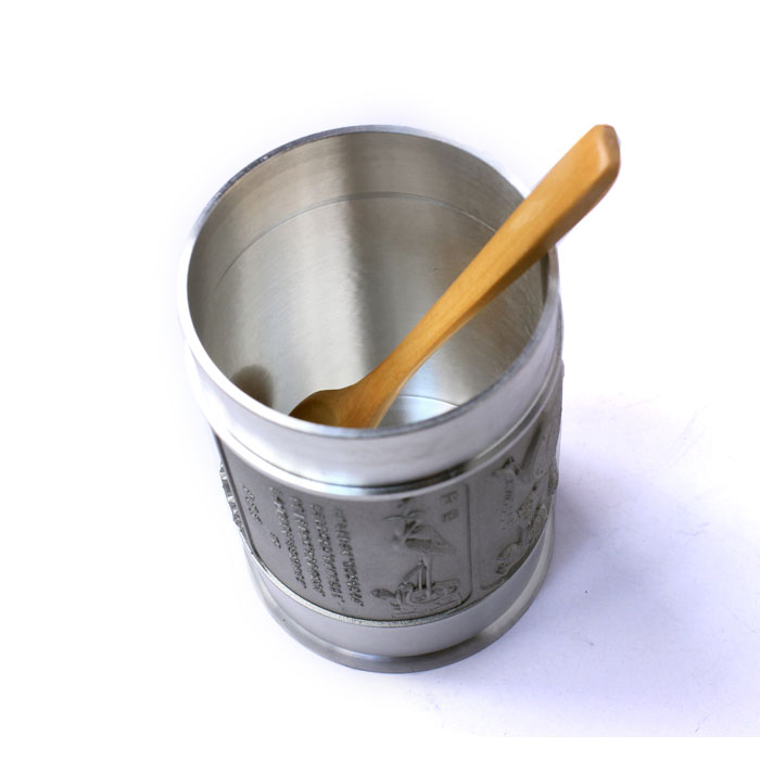 武漢旅游紀念品 送外地客戶(hù)高檔禮品 純錫茶葉罐