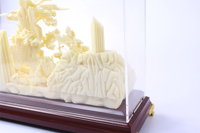湖北紀念品中山艦骨雕工藝品