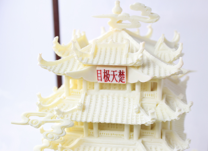 湖北禮物黃鶴樓骨雕工藝品
