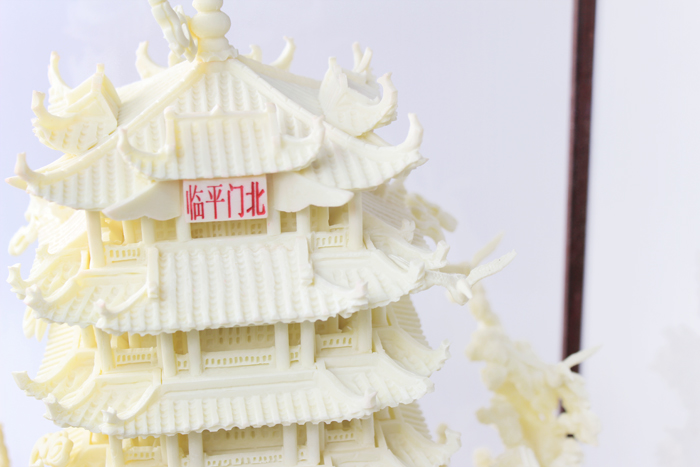 湖北禮物黃鶴樓骨雕工藝品