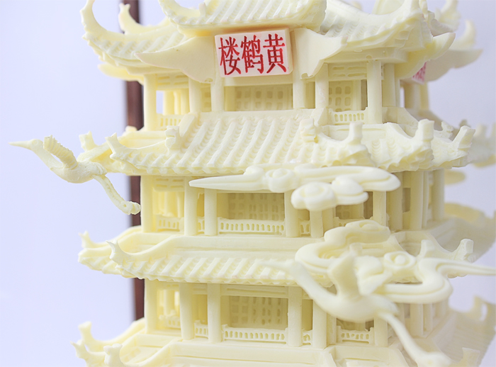 湖北禮物黃鶴樓骨雕工藝品