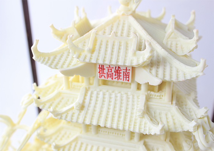 湖北禮物黃鶴樓骨雕工藝品