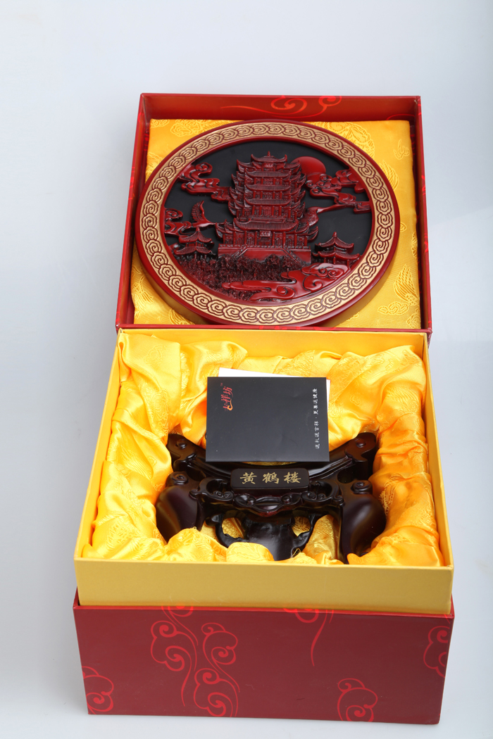 武漢禮品 黃鶴樓紀念品 黃鶴樓炭雕擺件