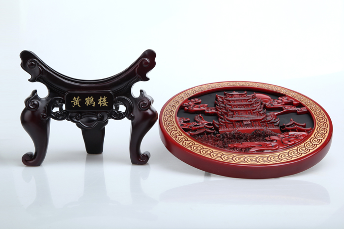 武漢禮品 黃鶴樓紀念品 黃鶴樓炭雕擺件