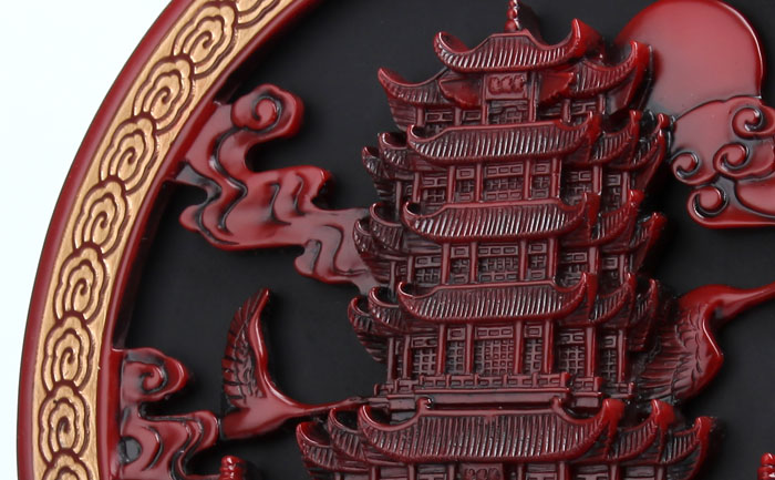 武漢禮品 黃鶴樓紀念品 黃鶴樓炭雕擺件
