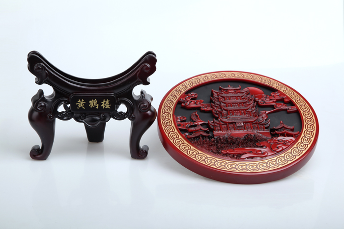 武漢禮品 黃鶴樓紀念品 黃鶴樓炭雕擺件