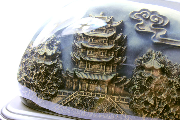 武漢禮物 特色文化工藝品 黃鶴樓浮雕擺件