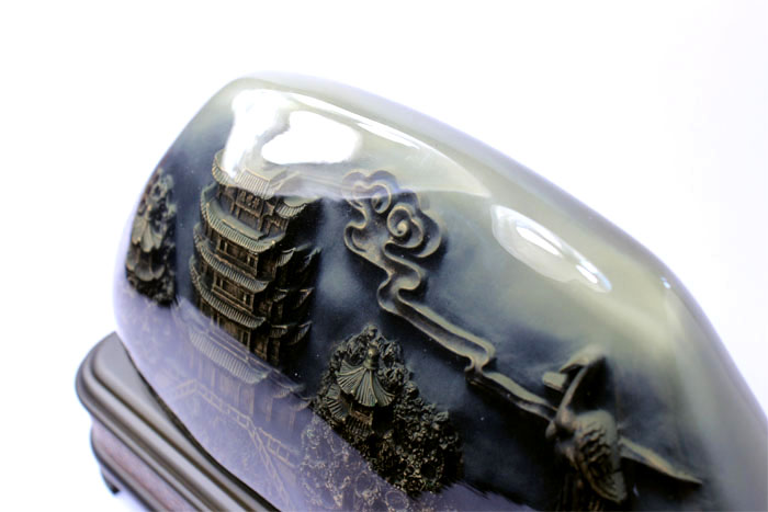 武漢禮物 特色文化工藝品 黃鶴樓浮雕擺件