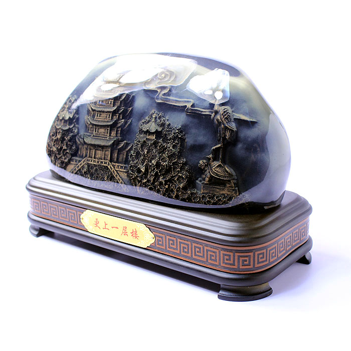 武漢禮物 特色文化工藝品 黃鶴樓浮雕擺件