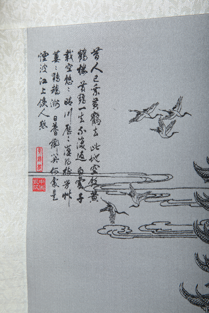 武漢高端禮品 黃鶴樓絲綢畫(huà)
