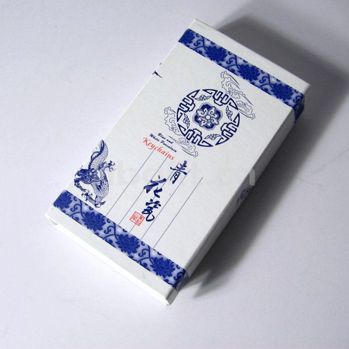 武漢小禮品 黃鶴樓紀念品 青花瓷鑰匙扣