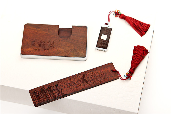 黃鶴樓收藏級紅木 小工藝品