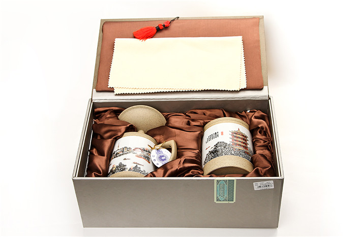黃鶴樓紀念品 陶瓷筆筒 陶瓷杯