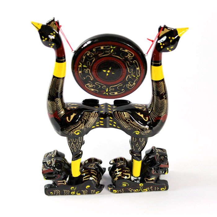 湖北大型工藝擺件 開(kāi)業(yè) 落成送虎座鳥(niǎo)架鼓