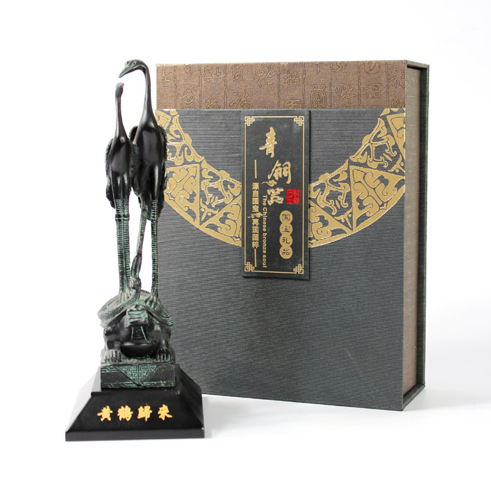 黃鶴樓紀念品 送老外 送領(lǐng)導 青銅器黃鶴歸來(lái)獨占鰲頭