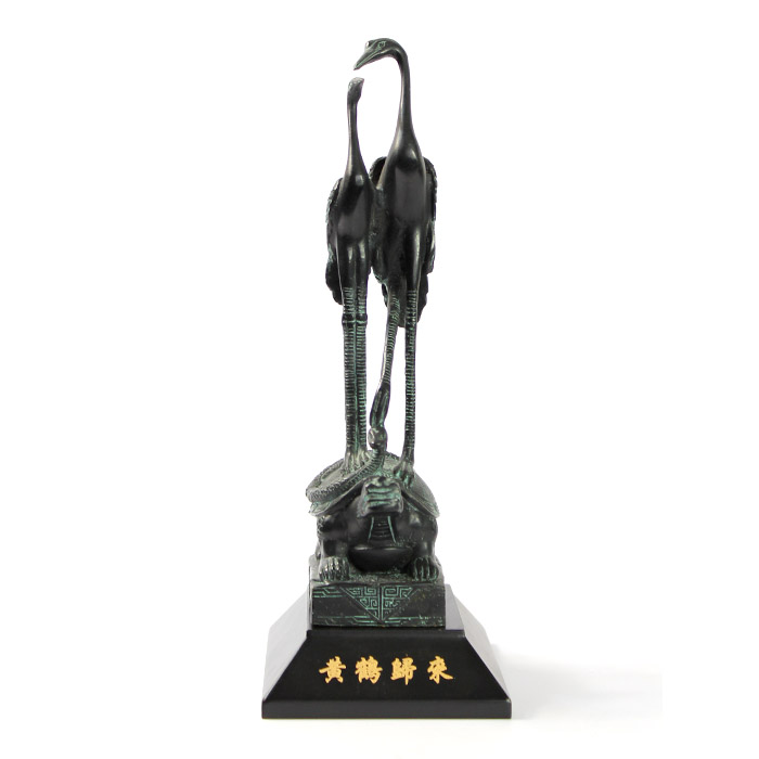 黃鶴樓紀念品 送老外 送領(lǐng)導 青銅器黃鶴歸來(lái)獨占鰲頭
