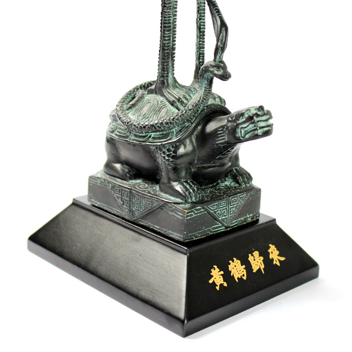 黃鶴樓紀念品 送老外 送領(lǐng)導 青銅器黃鶴歸來(lái)獨占鰲頭