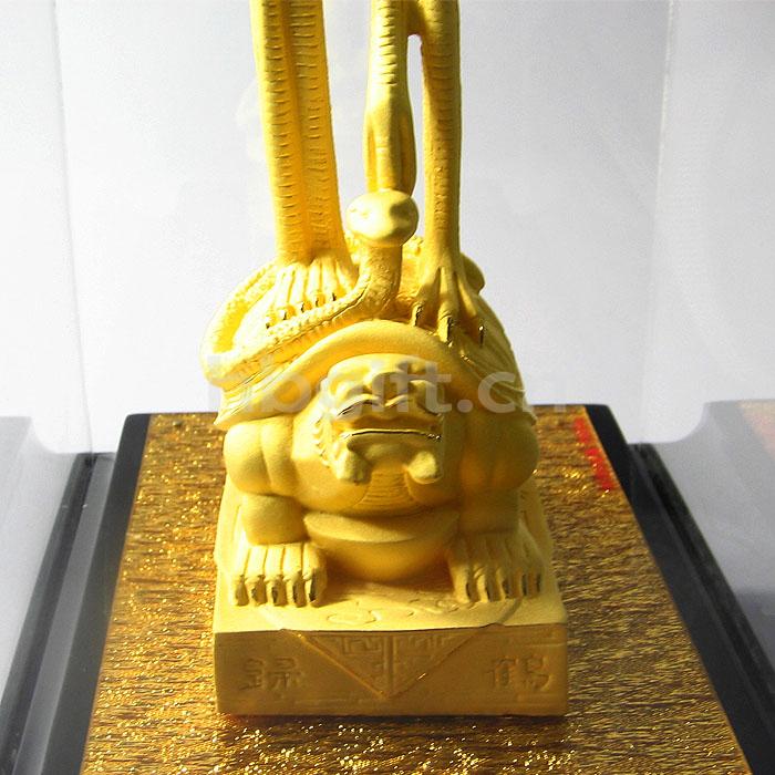 湖北紀念禮品 送外地客戶(hù) 絨沙金立體黃鶴樓