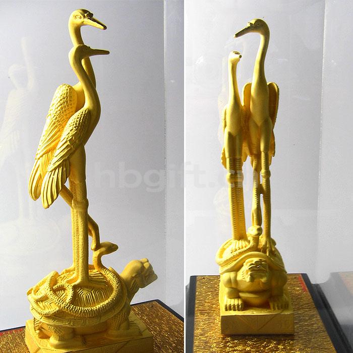 湖北紀念禮品 送首長(cháng) 絨沙金立體黃鶴樓
